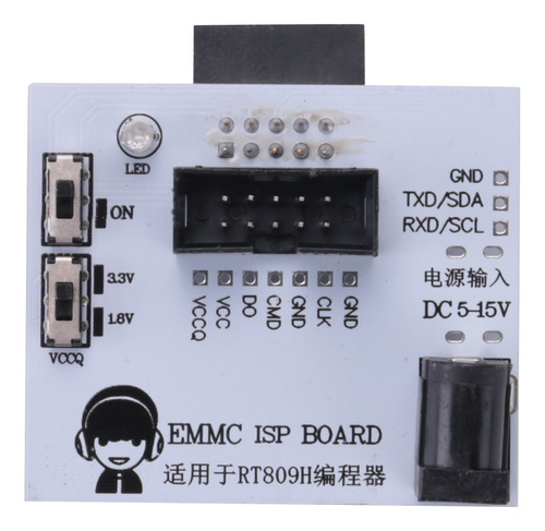 Placa Emmc Isp Board Emmc Para Prueba De Adaptador Emmc Del