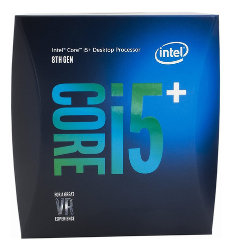Procesador gamer Intel Core+ i5-8400 BO80684I58400 de 6 núcleos y  4GHz de frecuencia con gráfica integrada