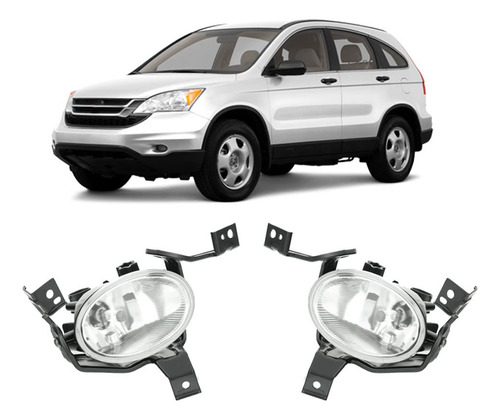 Luz Antiniebla Para Honda Crv Bombilla Led Cubierta Cromada