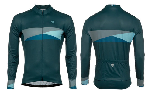 Jersey Ciclismo M/l Hombre Gw Crosswalk Gris