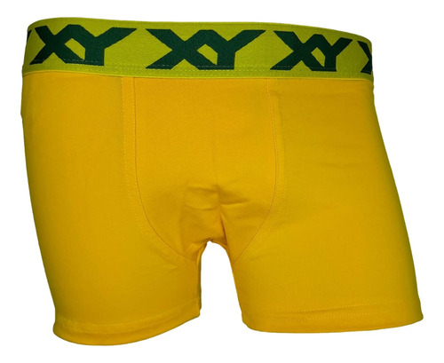 Boxer Xy Liso 1387 Algodon Lycra X Unidad Color A Eleccion 