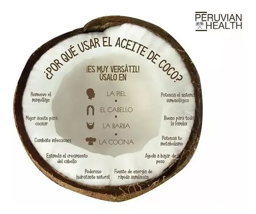 Aceite de Coco Orgánico Peruvian Health 250ml