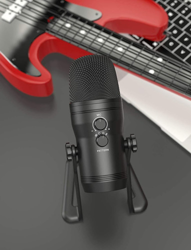 Fifine Usb Micrófono De Estudio De Grabación Micrófono De...