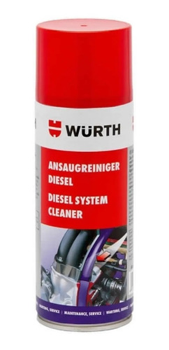 Limpiador Cámara Combustión Diesel Y Válvula Egr Würth 400ml