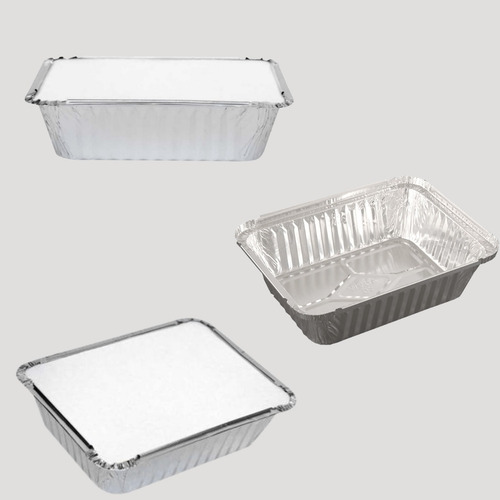 Bandeja De Alumínio 1000ml Wyda D2 100 Unidades