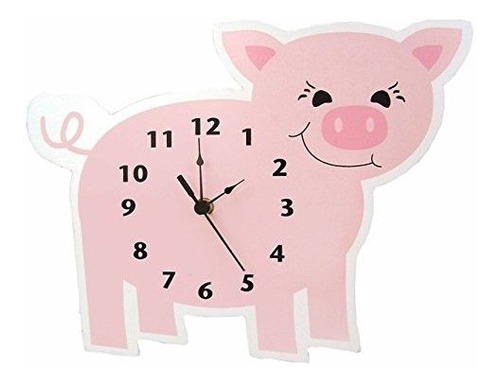 Reloj De Pared Trend Lab Baby Barnyard, Piglet