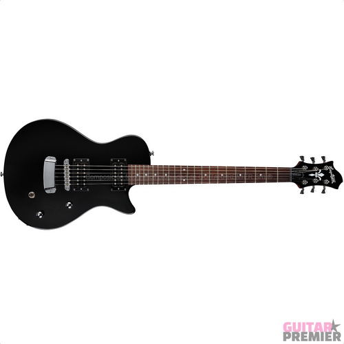 Imagen 5 de 9 de Guitarra Electrica Hagstrom Ultra Swede Black Gloss Les Paul
