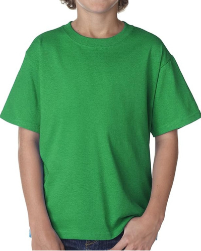 Polera Verde Talla 12  Algodón 