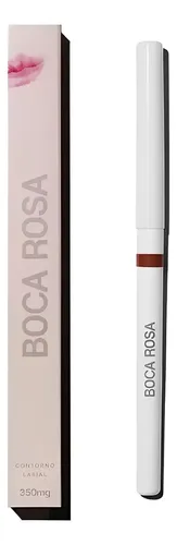 Contorno Labial Boca Rosa Lápis Retrátil Matte 350mg Chocolate Intenso