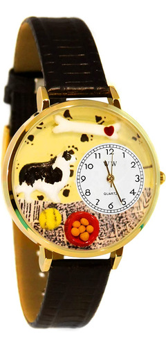 Whimsical Relojes Unisex G0130028 Border Collie Reloj De