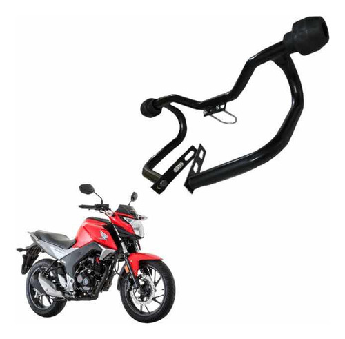 Slider Para Moto Honda Cb160 Cb190 Negro