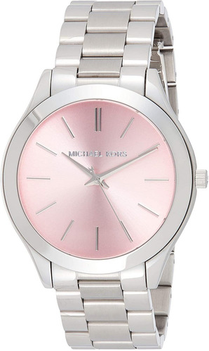 Reloj de pulsera Michael Kors Slim Runway MK3380, para mujer color