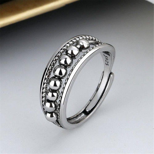 Thumb Rings Anxiety Ring Open Ring Transfer Beads Fashion