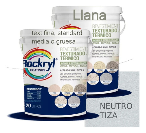  Texturado Revestimiento  20 Lt Rockryl® 