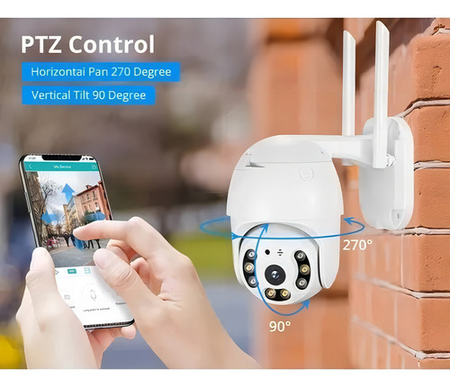 Camara Ip Wifi Exterior 2mp Yoosee Cod 22147 Color Blanco