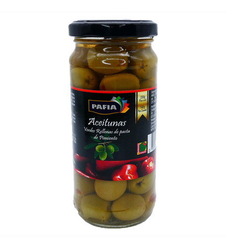  Aceitunas Rellenas De Pimiento Pafia 235g