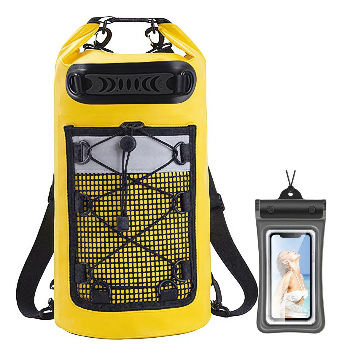 Mochila Impermeable VIVANOVAGO Seca de 30L para Kayak y Camping