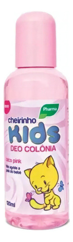 Perfume Colonia Kids Infantil Pharma Talco Pink 120ml