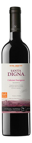 Caja De 12 Vino Tinto Torres Santa Digna Cabernet Sauvignon
