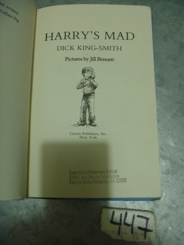 Dick King - Smith / Harry´s Mad / En Ingles