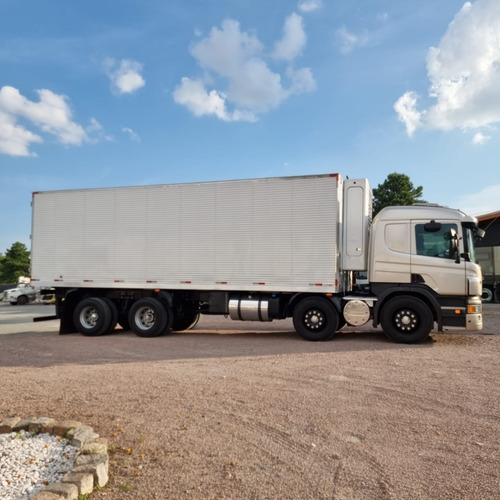 Imagem 4 de 15 de Caminhão P 310 Scania 8x2 Bitruck Baú Câmara Fria 2017 P310
