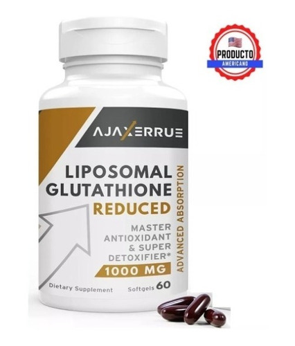 Glutation Liposomal Reducido 1000mg,antioxidante Americano Sabor Sin Sabor