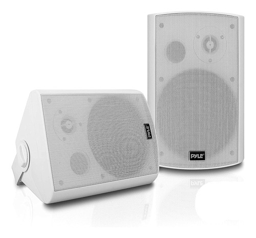 Altavoz Para Exterior Pyle 300 W, Impermeable, Blanco