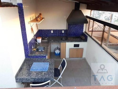 Imagem 15 de 20 de Apartamento Triplex Com 3 Dormitórios À Venda, 274 M² Por R$ 1.250.000,00 - Jardim Das Paineiras - Campinas/sp - At0002