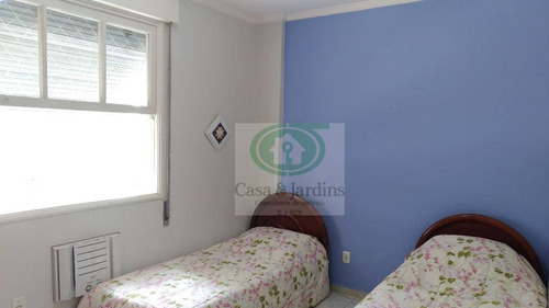 Imagem 17 de 22 de Embaré, À 1/2 Quadra Da Praia E Av. Epitácio Pessoa. Amplo Apto C/ 168,00 M2 - Santos - Ap4684