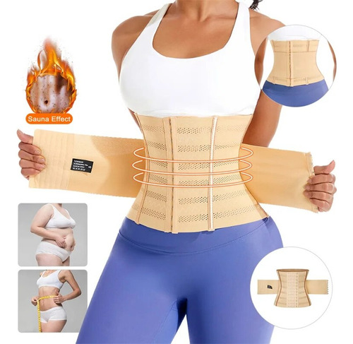 A Slim Faja Body Slim Faja Body Shaper Con Cinturón Doble