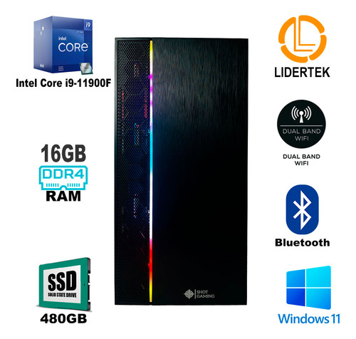 Pc Gamer Computadora Gamer Core I9 16gb Ram 480 Ssd Rx580