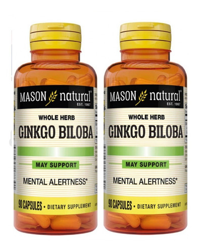 Ginkgo Biloba Americano Puro Promo 2 Frascos