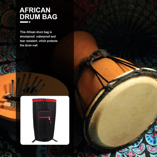 Mochila De Camuflaje Kit De Tambor Africano Correa Homb...