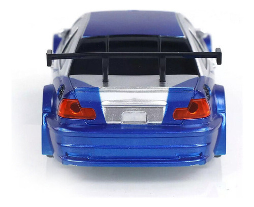 Auto Rc Drift 4wd Escala 1:43 Con Cono De Tráfico