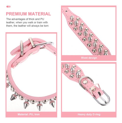 Collar De Perro Con PĂșas, Collar De Perro Con Remache