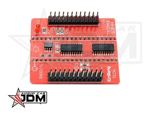 Imagen 5 de 9 de Base V3 Adaptador Para Psop44 Tsop48 Programador Tl866 Jdm