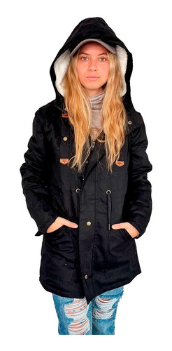 Imagen 5 de 10 de Parka Praga Negra