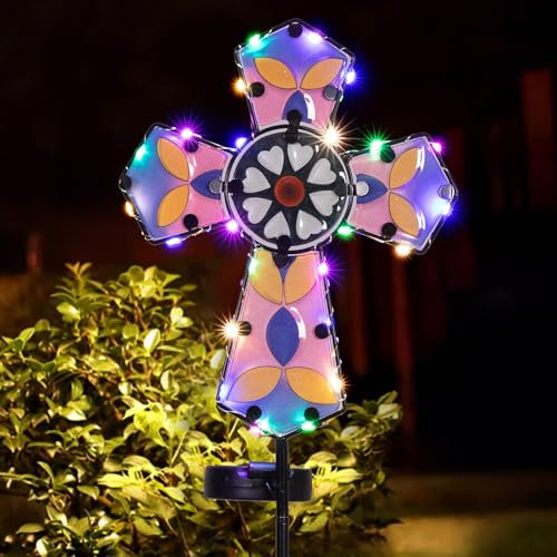 Luces Solares Estaca Jardín 38 Colores Decoración Impermeabl