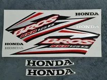 Comprar Kit Calcos  Honda Nxr 125 Ks Bros Blanca Excelente  Envios!!
