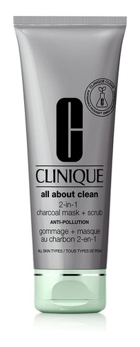 Clinique All About Clean - Máscara De Carbón 2 En 1 + Exfoli