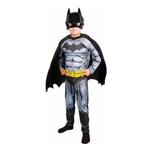 Disfraz Halloween Batman Para Niños Con Capa Y Mascara