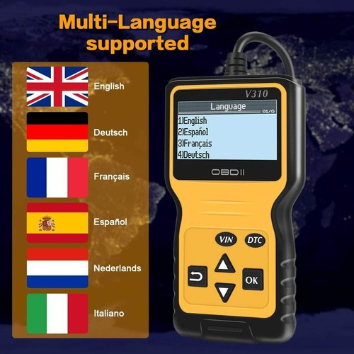 Diagnóstico Do Leitor De Código De Carro V310 Obd2 Obdii Aut