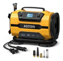 Comprar AstroAI Compresor de aire inflador de neumáticos Bifásica 150 Psi bomba de aire portátil CC CA 12V CC y otros inflables en casa 110 V CA bomba eléctrica digital con medidor de presión Dual power