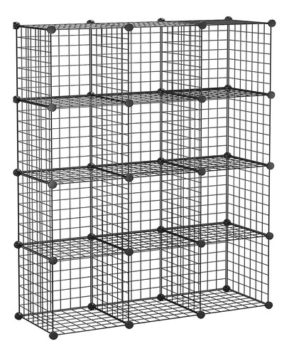 Bastuo Armario De Almacenamiento De Cubos De Alambre, Organi