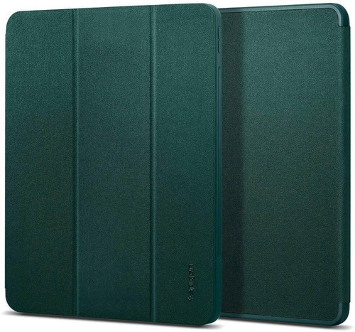 Imagen 1 de 6 de Funda Spigen Urban Fit Para iPad Pro 12.9 Porta Lapiz Verde