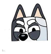 Comprar Sticker Adhesivo De Muffin Bluey Vehiculos\u002F Auto \u002F Camioneta
