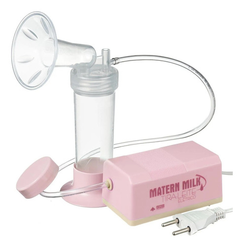 Bomba Tira Leite Elétrica 220 V - Rosa - Matern Milk