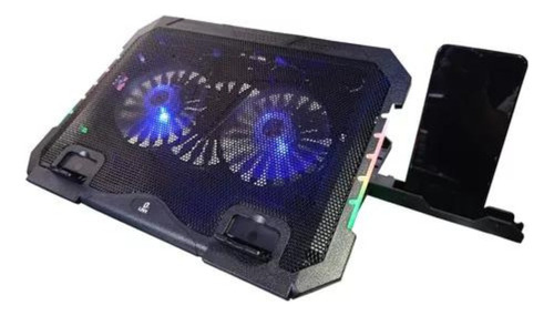 Base Refrigerante Rgb Gamer Para Portátil 2 Ventiladores 