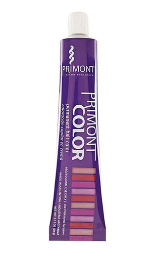 Tintura Primont Color Coloración Cabello 120g Con Amoniaco