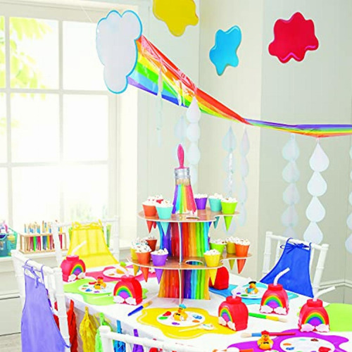 Paper Rainbow Cloud Ceiling Decoration By Otc
